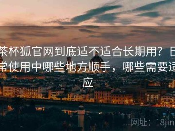 茶杯狐官网到底适不适合长期用？日常使用中哪些地方顺手，哪些需要适应