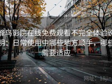 蜂鸟影院在线免费观看不完全体验说明：日常使用中哪些地方顺手，哪些需要适应