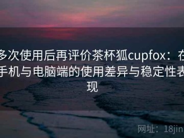 多次使用后再评价茶杯狐cupfox：在手机与电脑端的使用差异与稳定性表现