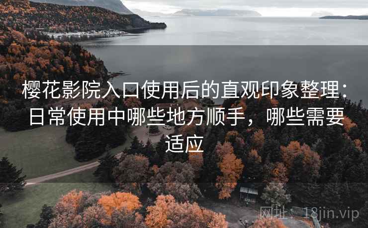 樱花影院入口使用后的直观印象整理:日常使用中哪些地方顺手,哪些需要适应 樱花影院入口使用后的直观印象整理:日常使用中哪些地方顺手,哪些需要适应