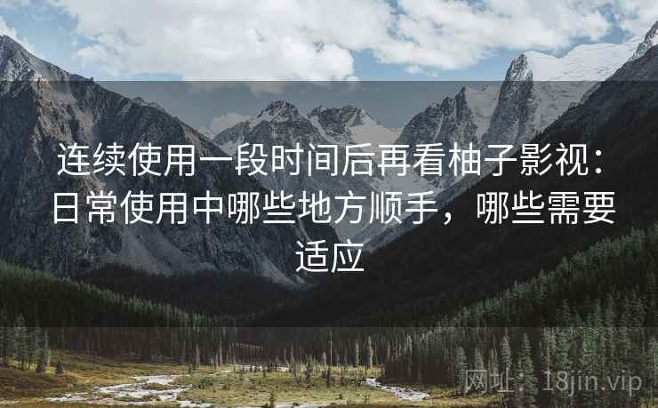 连续使用一段时间后再看柚子影视：日常使用中哪些地方顺手，哪些需要适应